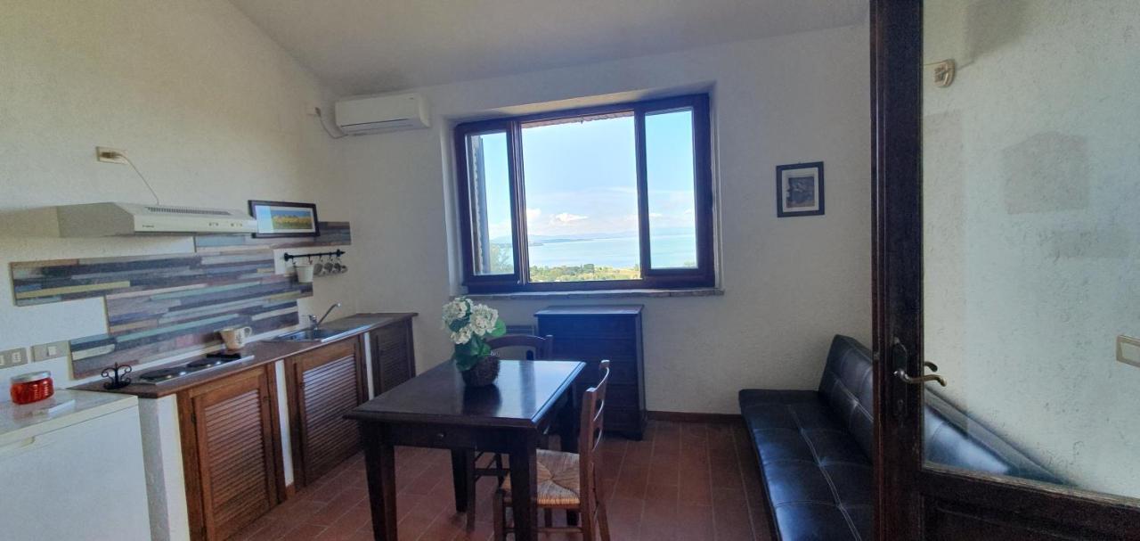 Poloturisticoumbria Rustico Con Piscina Vista Lago Passignano sul Trasimeno Kültér fotó
